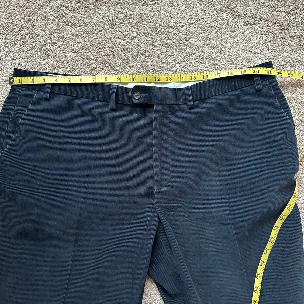 Lauren Ralph Lauren Corduroy Chino Pants Trousers Straight Navy Men's 42x30